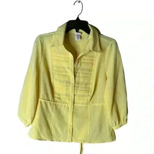 Covington Petite Women's Blouse Stretch Size Medium Petite Top